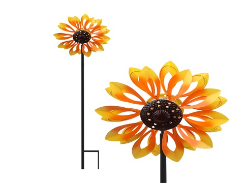 Garden windmill stake with solar light---€10.80